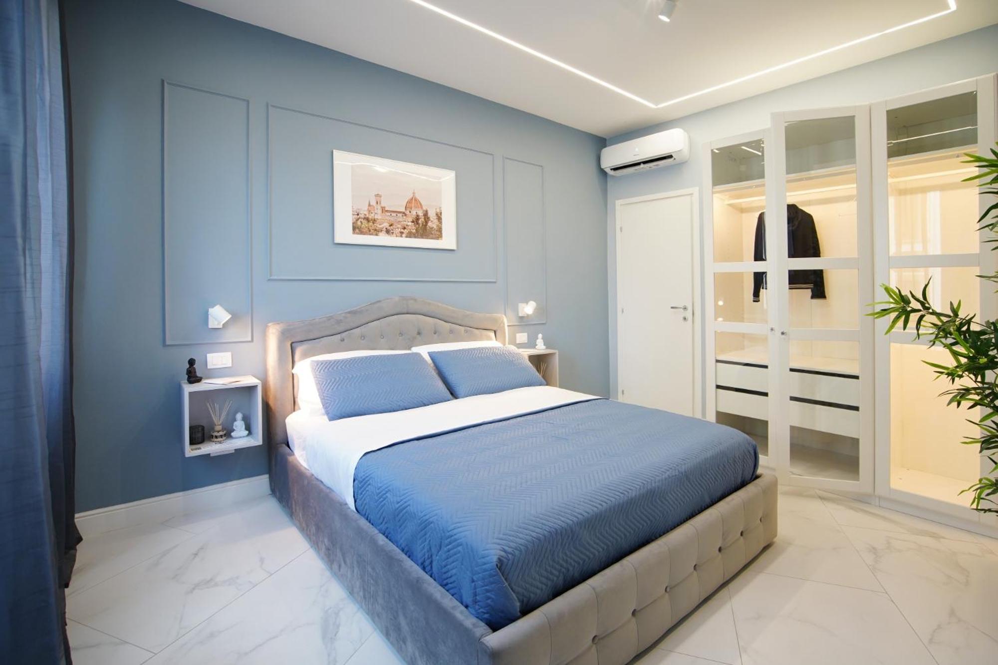Appartamento Sky Downtown Smn ,train Station,2 Letti,balcone Firenze
